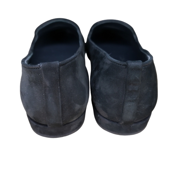 Stuart Weitzman Studon Mule Black Suede Size 5 Silver Studded Toe Slip On - Picture 5 of 7